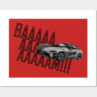 Super car BAM, Muscle Car BAM Posters and Art